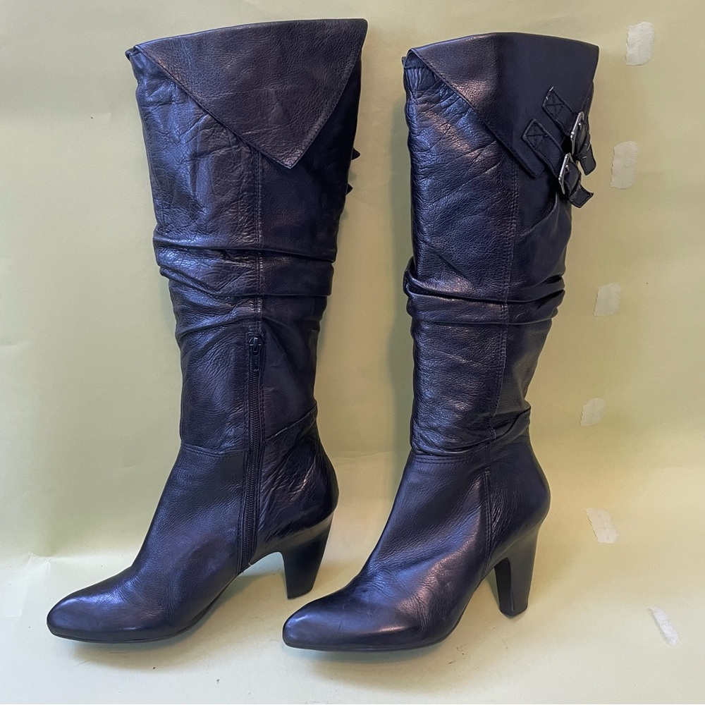Vintage black Apepazza leather boots